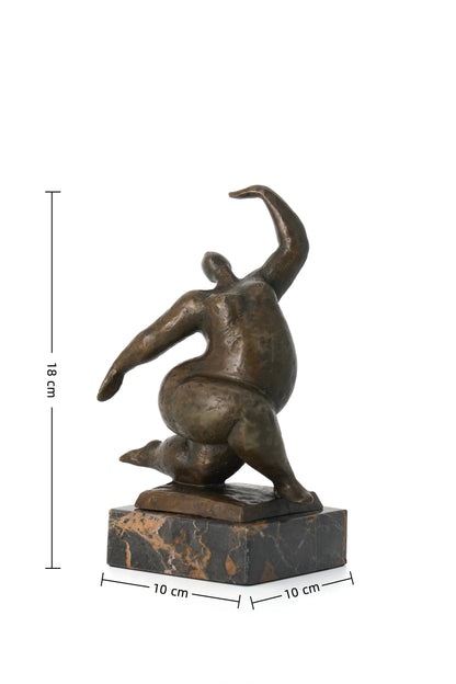 H18cm/7 in｜Abstract Chubby Dancer Art Statue｜TPE-736
